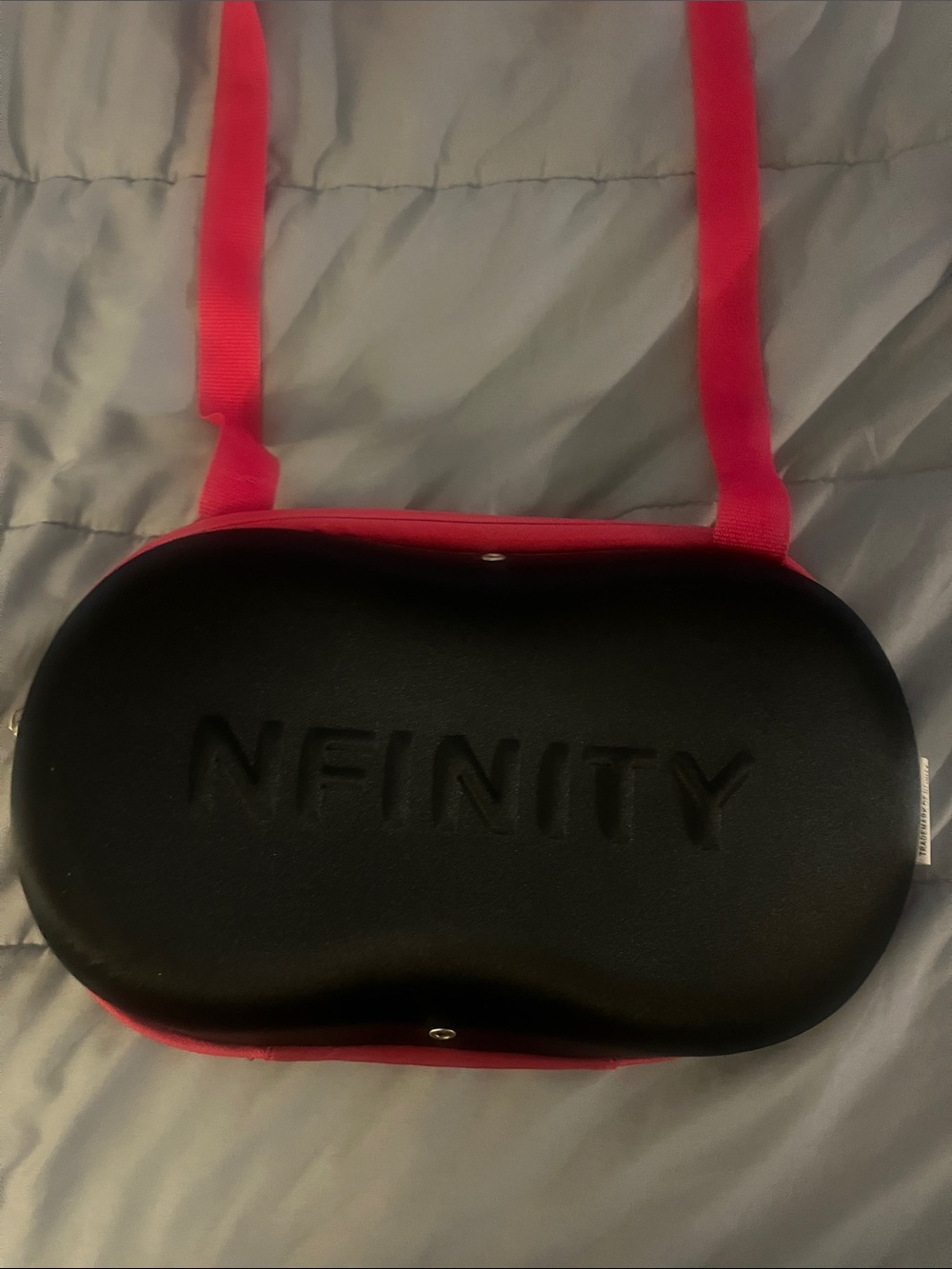 NFINITY Black Case with Hot Pink Strap